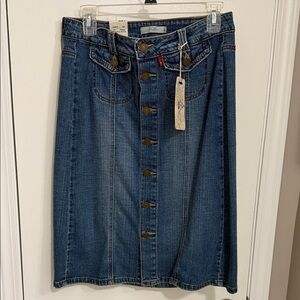Levi's Blue Denim Skirt